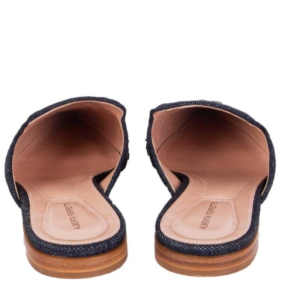 ALBERTA FERRETTI - EU37 - NWT - Floral embroidered Mules - Picture 3 of 6